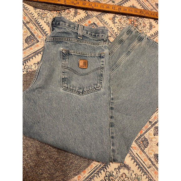 Carhartt Other - Carhartt Traditional Fit Jeans Light Wash Denim B480 LVB 36x30 Mens Straight Leg